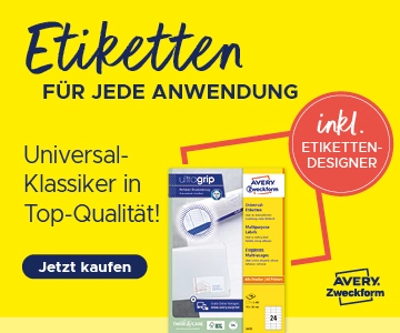 Etiketten für jede Anwendung von Avery Zweckform
