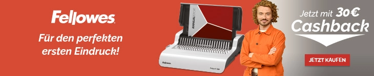 Eine Cashback Aktion zu Bindegeräten.