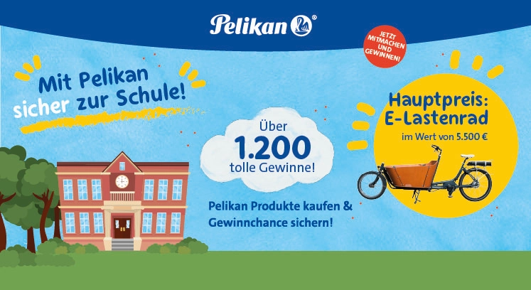 Aktionsbeschreibung für Pelikangewinnaktion.