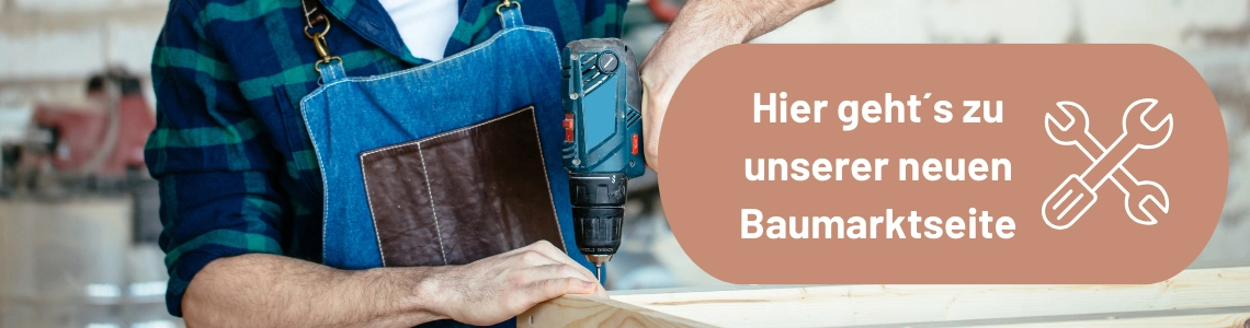 Ein Mann bohrt in eine Brett.