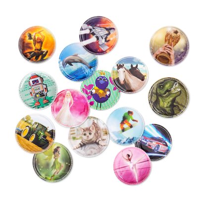 ergobag Kletties in verschiedenen Designs zur Individualisierung des Schulrucksacks.