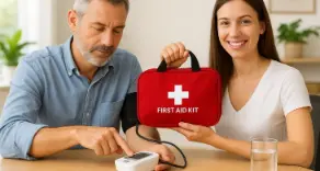 Blutdruckmessgeräte, Fieberthermometer & Erste-Hilfe-Ausrüstung für den Büroalltag. Mit Bürospezialist sorgen Sie für Gesundheit, Sicherheit und schnelle Hilfe am Arbeitsplatz.
