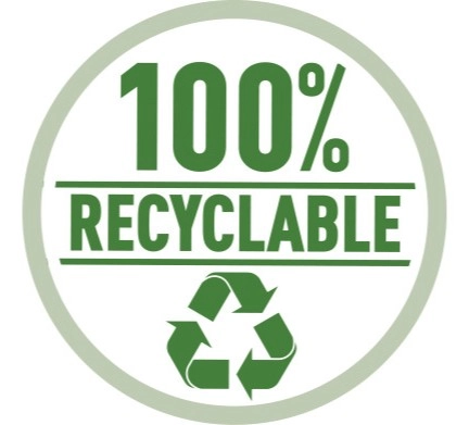 100% recyclable Siegel
