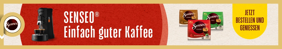 Kaffee und Maschine von Senseo