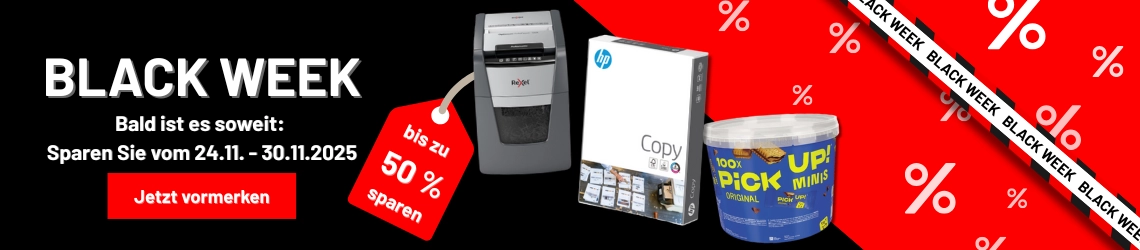 Teaser zur Black Week Aktion 2025