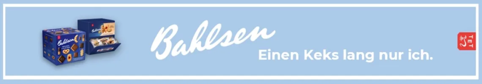 Schoko-Kekse in Box Bahlsen