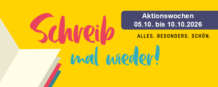 Grafik zur Bewerbung der Wochen des Schreibens