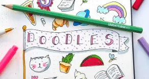 Bullet Journal Doodles | einfach | schnell | inspirierend + kostenlose Download-Vorlage von Engler aus Rheinbach