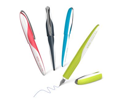 Bunte Füllhalter der Serie my.pen style in modernem Design.