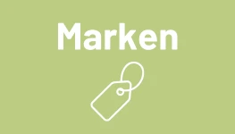 Das Wort "Marken" mit einem Preisschild Icon.