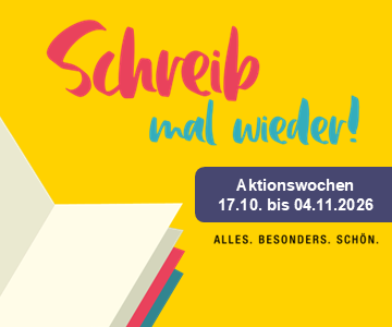 Grafik zur Bewerbung der Wochen des Schreibens