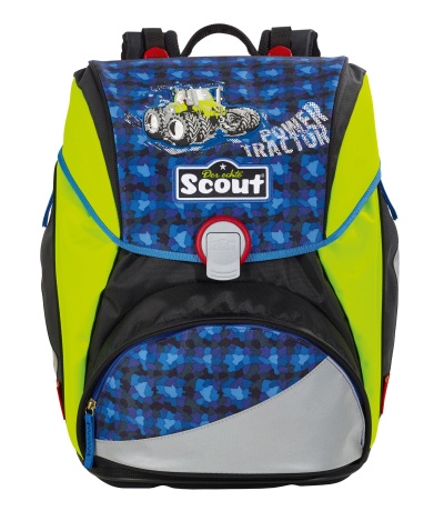 Abbildung eines Scout Schulranzens, Modell Alpha "Power Tractor".