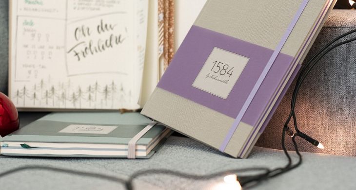 Bullet Journals „1584 by Hahnemühle“ mit LED-Lichterkette