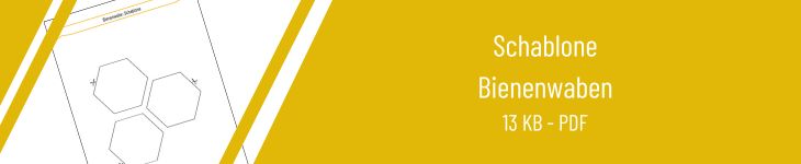Downloadbanner für Bienenwaben-Schablonen