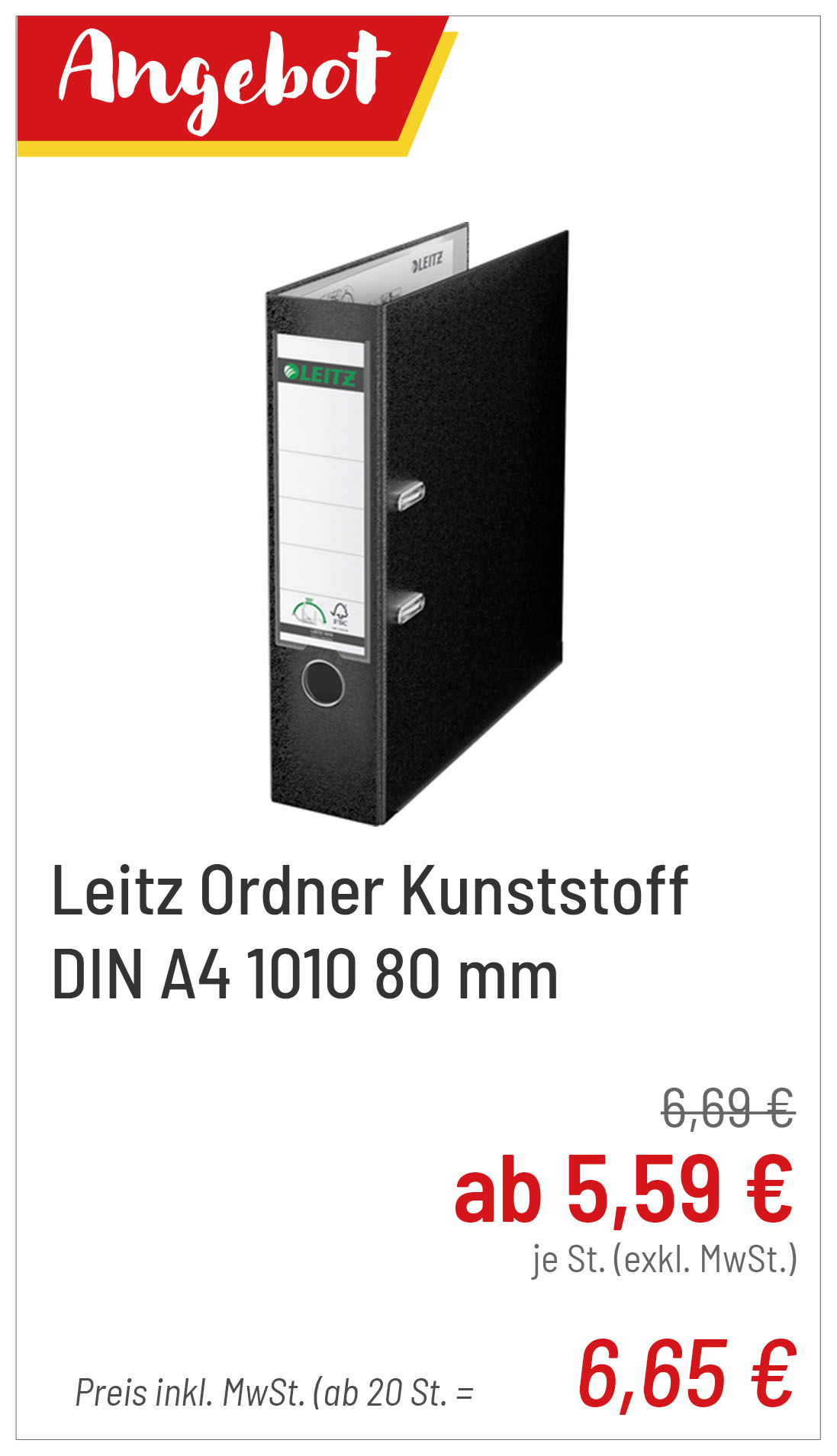 Leitz Ordner 1010 ab 5,59 € je St.