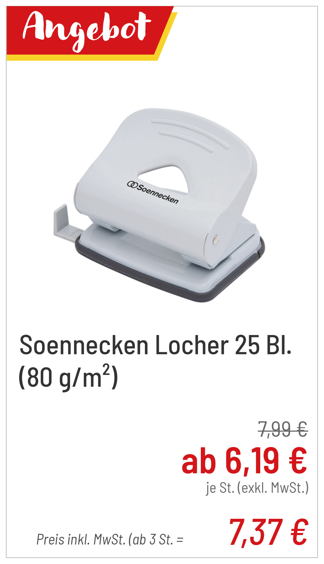 Locher ab 7,37 € je St.