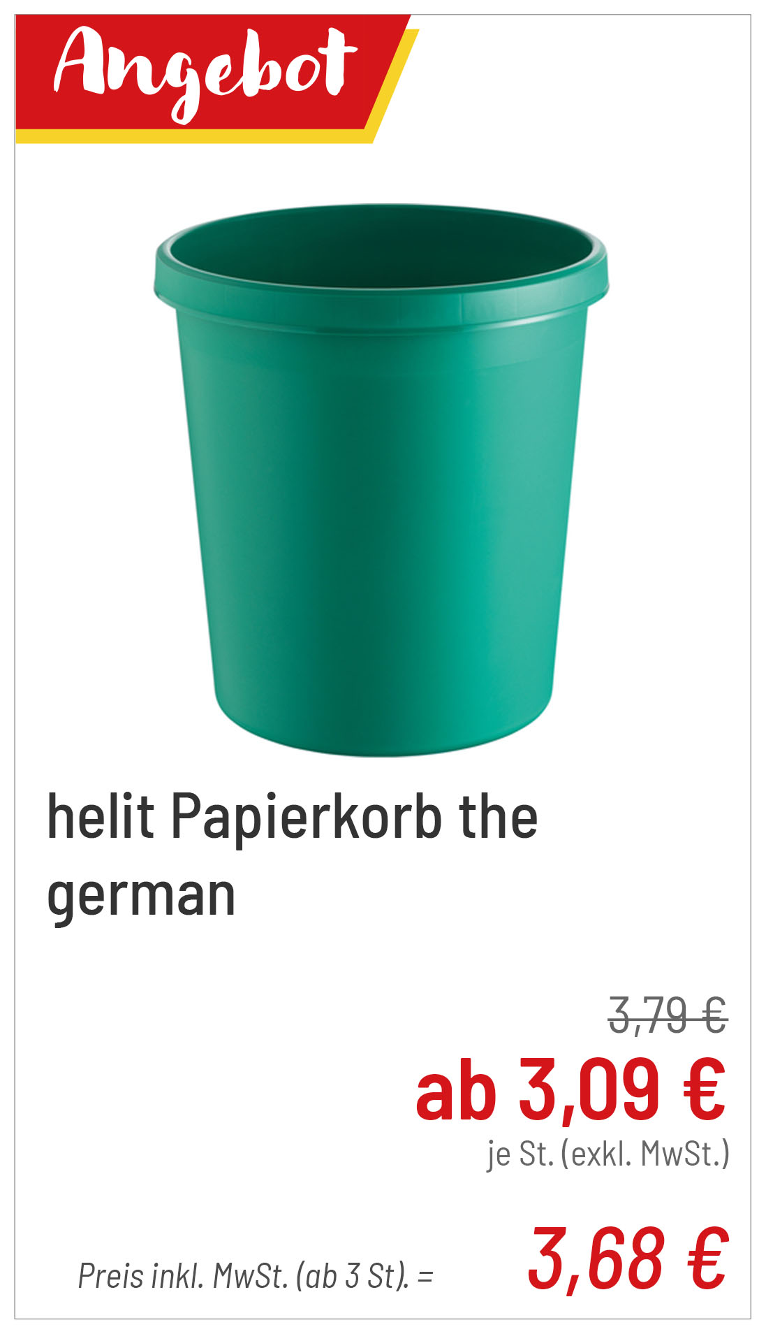 helit Papierkorb the german ab 3,68 € je St.