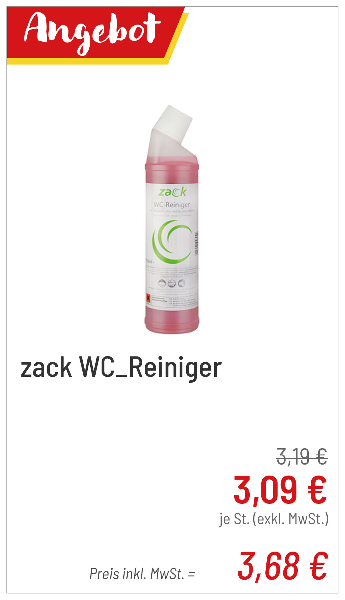 zack WC_Reiniger für 3,68 €