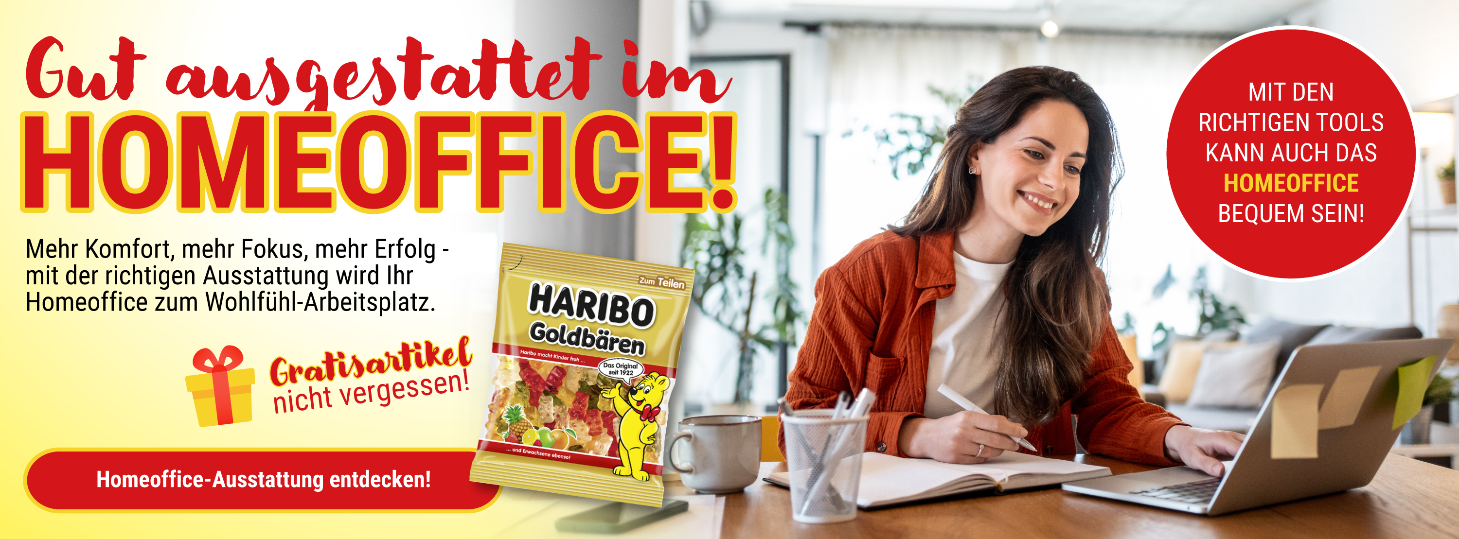 Gut ausgestattet im Homeoffice!
