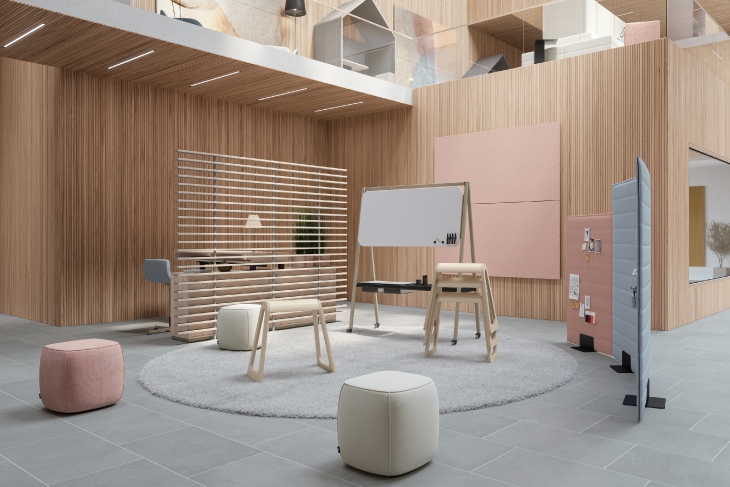 Ein Meeting- oder Besprechungsraum.