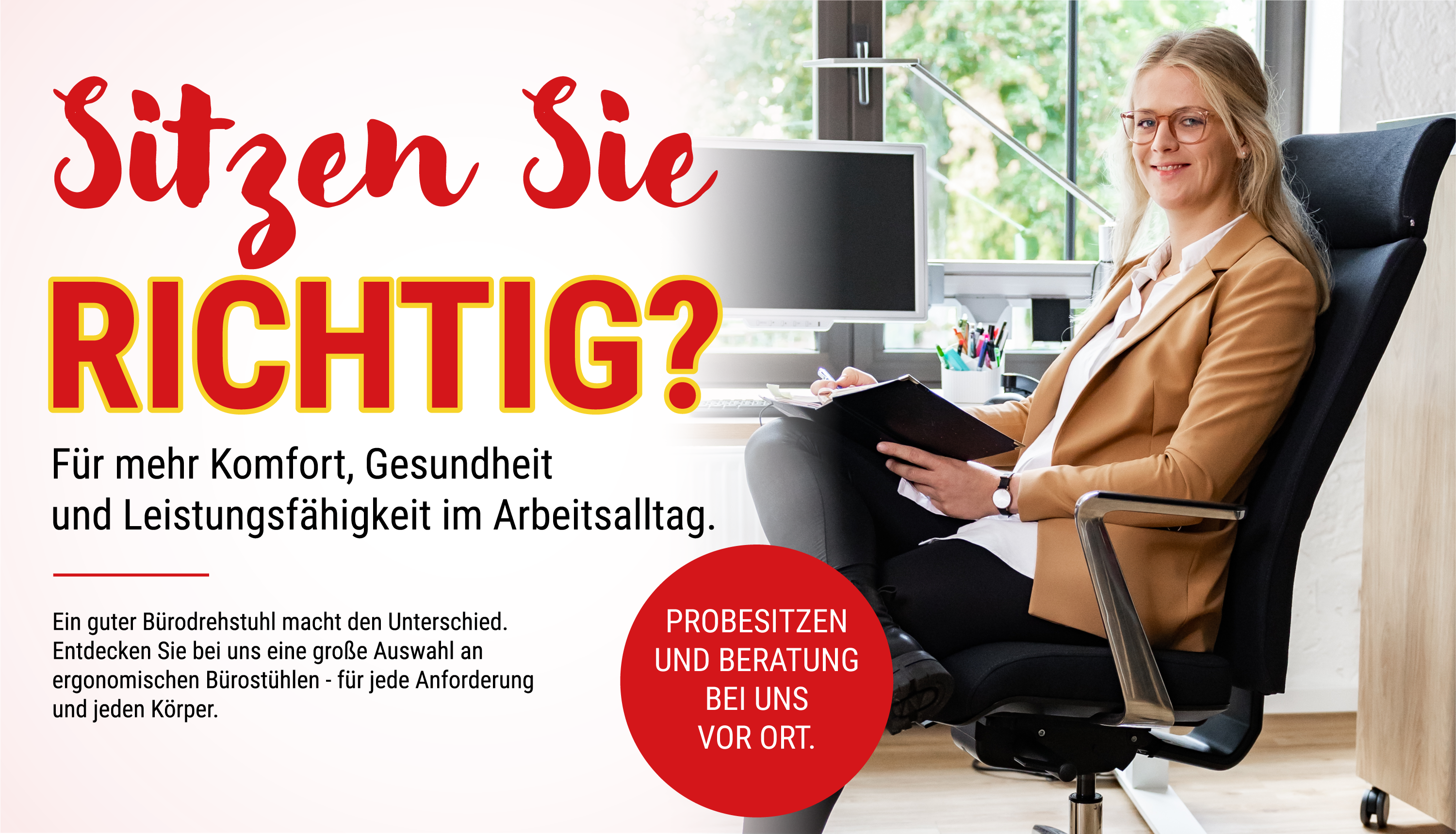 Sitzen Sie richtig?