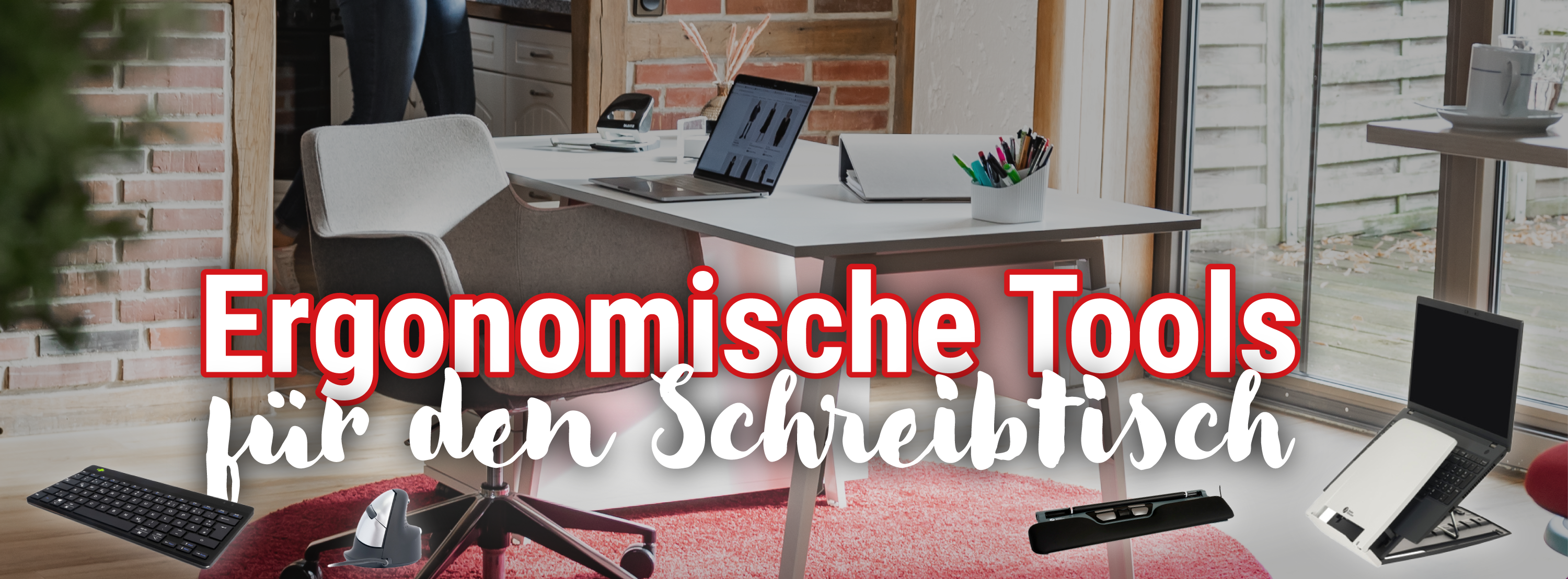Ergonomische Tools für den Schreibtisch