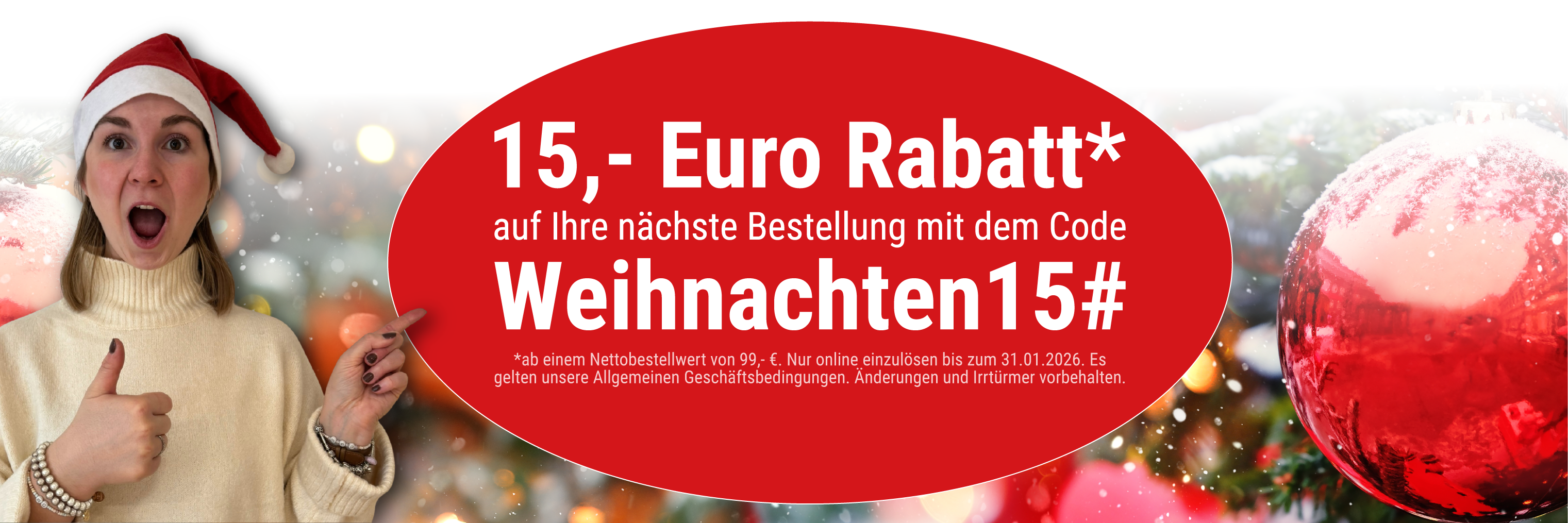 Frohe Weihnachten und ein gutes neues Jahr!