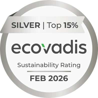 Auszeichnung Silber Ecovadis Februar 2026