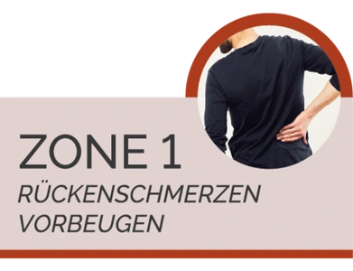 Zone 1: Rückenschmerzen vorbeugen