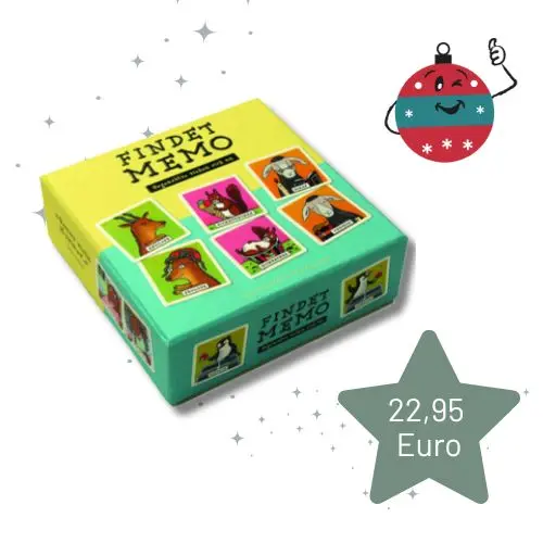 Geschenktipp Spiel „Findet Memo“für  22,96 Euro