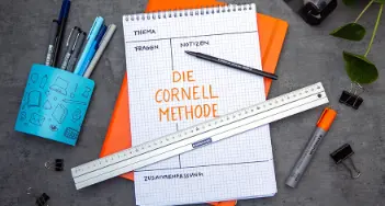 Wir erklären, wie Sie mit der Cornell Methode Ihre Notizen systematisch verdichten und organisieren. Mehr dazu bei Klaiber in Pfullendorf und im Onlineshop.