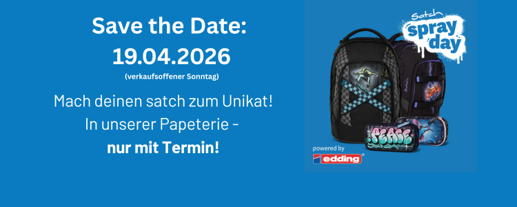 Banner mit Bewerbung des stach spray days