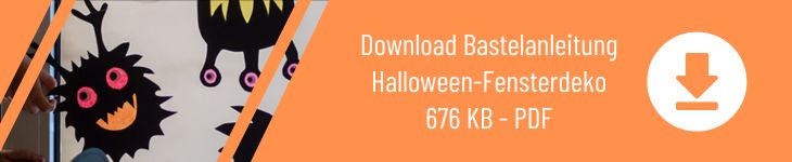 Grafik zum Download „Halloween Fensterdeko Bastelanleitung“.) 