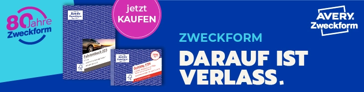 Formulare von Avery Zweckform.