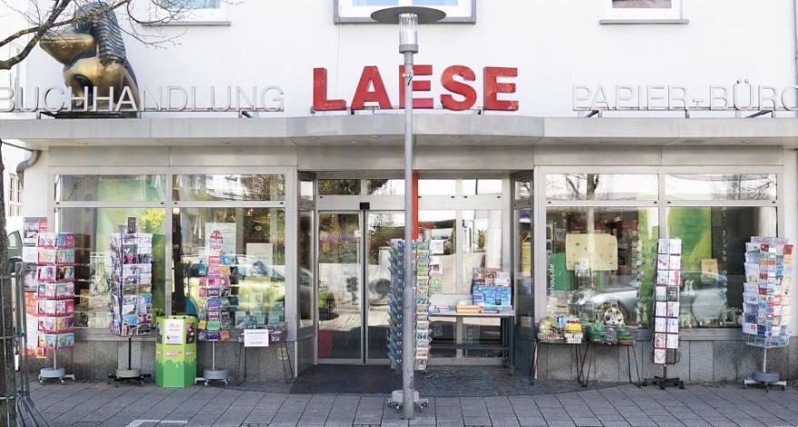 Bilder der Geschäftsfassade von Laese in Laupheim.