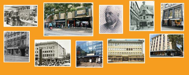 Collage mit Bildern der Historie von Listmann