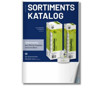 Abbildung des Sortimentskatalogs.