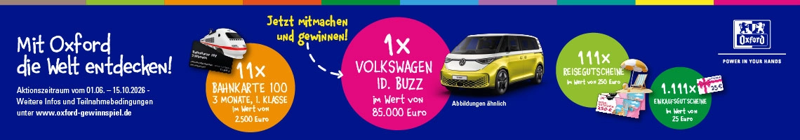 Aktionsbeschreibung für Oxford Produkte.