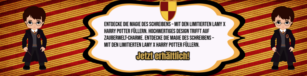 Entdecke magische Harry Potter Füller – inspiriert von Hogwarts und den Zauberstäben deiner Lieblingscharaktere. Perfekt für Fans, Sammler und Schreibliebhaber!