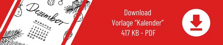 Grafik zum Download „Vorlage Deckblatt „Kalender“