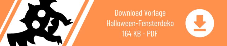 Grafik zum Download „Halloween Fensterdeko Vorlage“