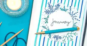 Hallo Januar❄️ Starte ins NEUE Bullet-Journal-Jahr mit 3 zauberhaften Deckblatt-Vorlagen von Onken in Oldenburg