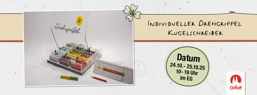 LEUCHTTURM1914 Drehgriffel in Einzelteilen in einer Box zum Zusammenbauen