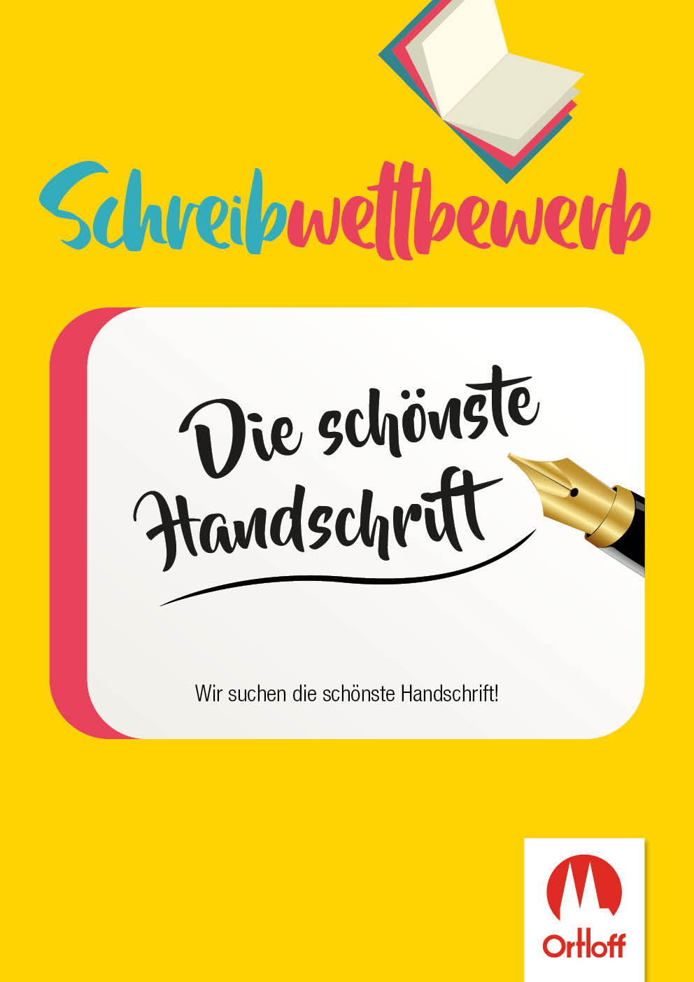 Grafik mit Bewerbung des Schreibwettbewerbs zur Woche des Schreibens