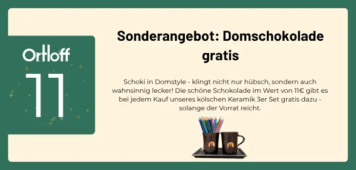 Türchen Nummer 11 des Ortloff Adventskalenders.