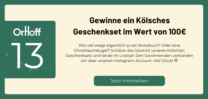 Türchen Nummer 13 des Ortloff Adventskalenders.