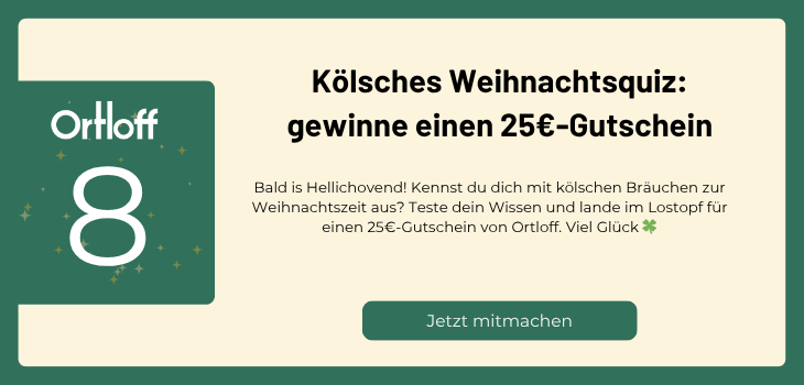 Türchen Nummer 8 des Ortloff Adventskalenders.