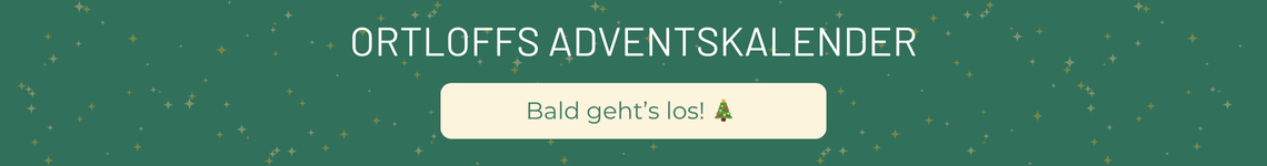 Ein weihnachtlicher Banner für den Ortloff Adventskalender.