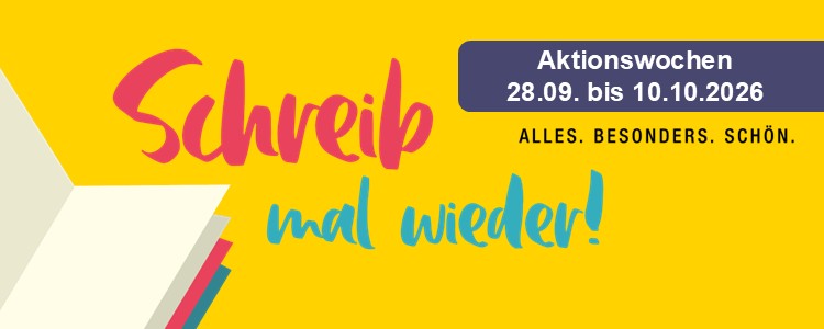 Grafik zur Bewerbung der Woche des Schreibens