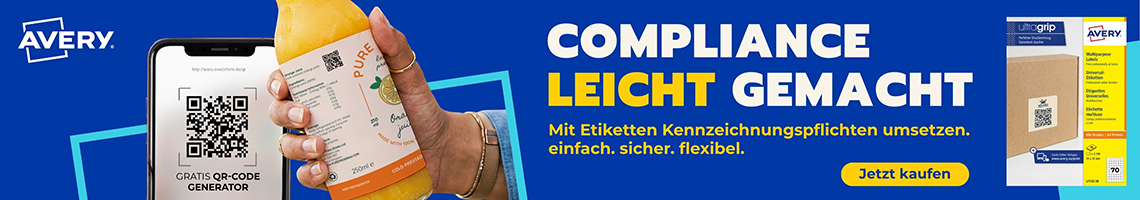 Avery Zweckform Compliance konforme Etiketten